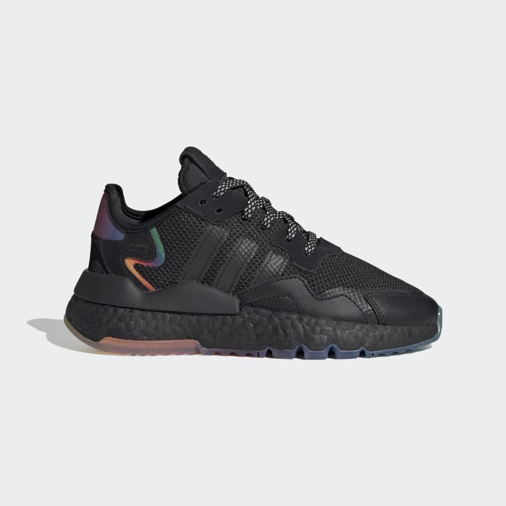 Originals Adidas Nite Jogger Fete Romania - Negrii/Albi FV4545
